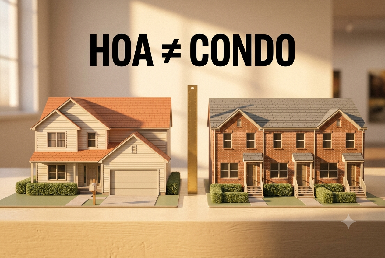 HOA is not a condo by default
